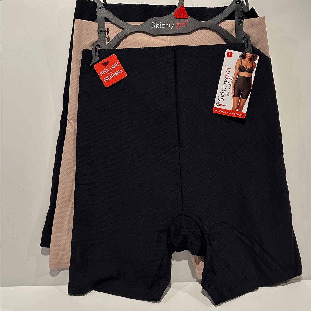 Skinny Girl Sleek Light And Breathable (3) Pack Smoother & Shapers Shorts.